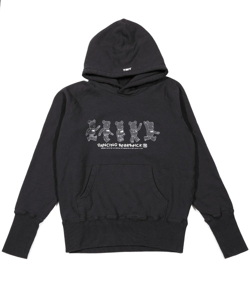TMT（ティーエムティー）の「BE@RBRICK×TMT VINTAGE FRENCH TERRY PULLOVER HOODIE(DANCING BE@RBRICK)（パーカー・メンズ・ブラック/パープル/トップグレー・SMALL/MEDIUM/LARGE/X-LARGE/XX-LARGE）」の2枚目の写真