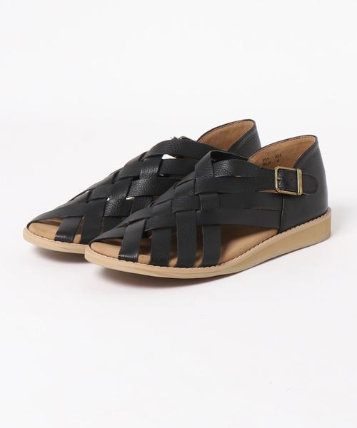 編み上げフラットサンダル nowos やすっぽ 