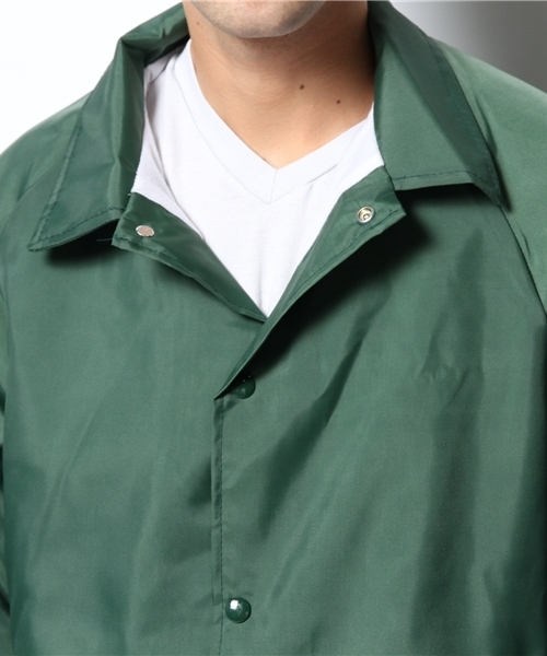 B:MING by BEAMS（ビーミングバイビームス）の「ASW / NYLON COACH  JACKET（ブルゾン・メンズ・ダークグリーン/ネイビー・SMALL/MEDIUM）」の9枚目の写真