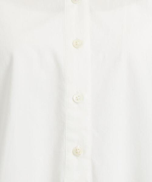 green label relaxing（グリーンレーベルリラクシング）の「FFC 50/- ブロード スタンドカラー ブラウス（シャツ/ブラウス・レディース・ブラウン/ホワイト/コバルトブルー/モカ・FREE）」の11枚目の写真