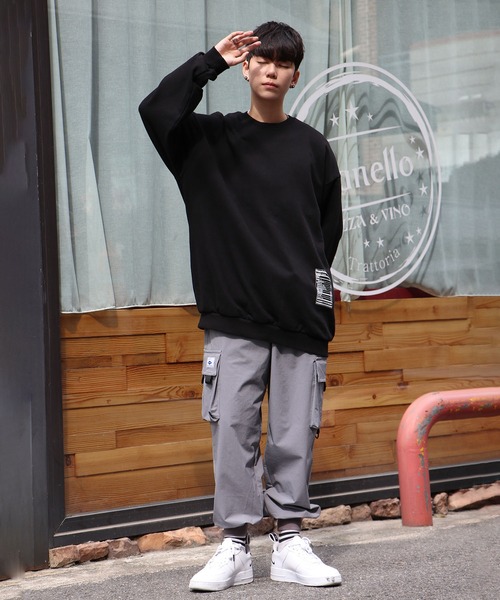 NO NEED（ノーニード）の「ストレッチデザインポケットジョガーカーゴパンツ（カーゴパンツ・メンズ・ブラック/グレー/オリーブ・L/XL）」の22枚目の写真