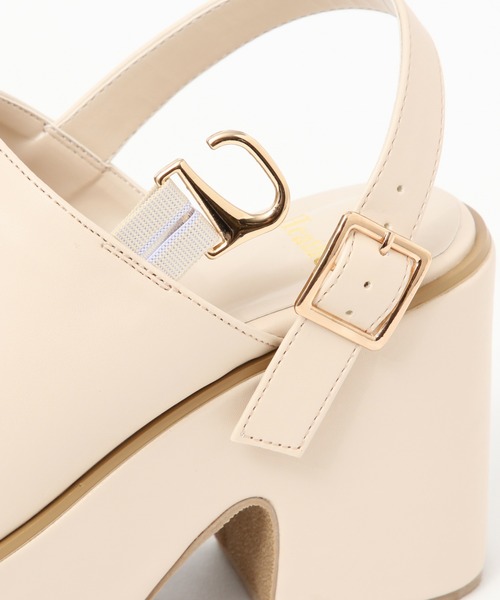 Heather(ヘザー)の「コウブカサンダル 888697(サンダル・レディース・アイボリー/ブラック/チェック・S/M/L)」の8枚目の写真