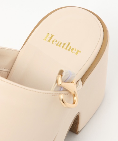 Heather(ヘザー)の「コウブカサンダル 888697(サンダル・レディース・アイボリー/ブラック/チェック・S/M/L)」の9枚目の写真