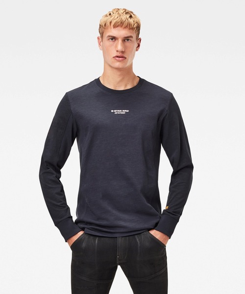 G-STAR(ジースター)の「Motac Logo T-Shirt(Tシャツ/カットソー・メンズ・ダークブラック/ベージュ系その他/ダークブルー/グリーン系その他・SMALL/MEDIUM/X-LARGE/X-SMALL/LARGE)」の4枚目の写真