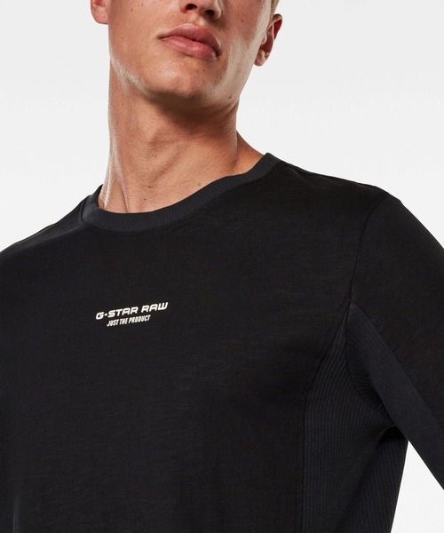 G-STAR(ジースター)の「Motac Logo T-Shirt(Tシャツ/カットソー・メンズ・ダークブラック/ベージュ系その他/ダークブルー/グリーン系その他・SMALL/MEDIUM/X-LARGE/X-SMALL/LARGE)」の7枚目の写真