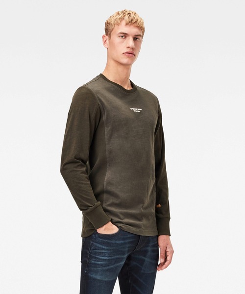 G-STAR(ジースター)の「Motac Logo T-Shirt(Tシャツ/カットソー・メンズ・ダークブラック/ベージュ系その他/ダークブルー/グリーン系その他・SMALL/MEDIUM/X-LARGE/X-SMALL/LARGE)」の14枚目の写真