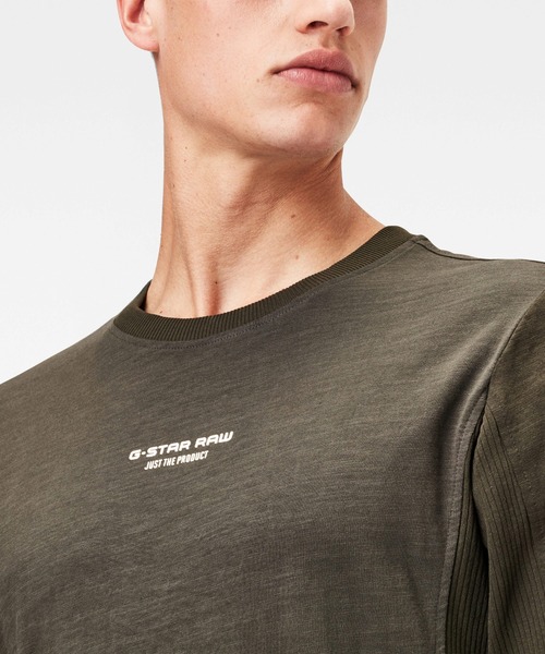 G-STAR(ジースター)の「Motac Logo T-Shirt(Tシャツ/カットソー・メンズ・ダークブラック/ベージュ系その他/ダークブルー/グリーン系その他・SMALL/MEDIUM/X-LARGE/X-SMALL/LARGE)」の16枚目の写真