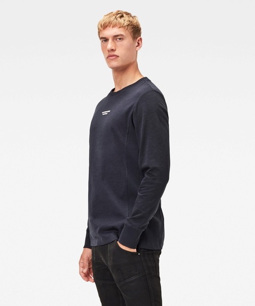 G-STAR(ジースター)の「Motac Logo T-Shirt(Tシャツ/カットソー・メンズ・ダークブラック/ベージュ系その他/ダークブルー/グリーン系その他・SMALL/MEDIUM/X-LARGE/X-SMALL/LARGE)」の17枚目の写真