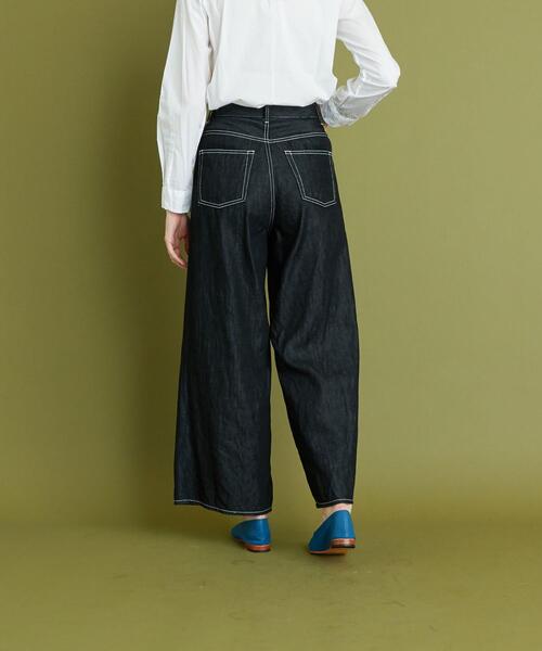 【完売商品】＜Steven Alan＞DENIM WIDE PANTS Steven Alan（スティーブンアラン）の「＜Steven Alan＞DENIM