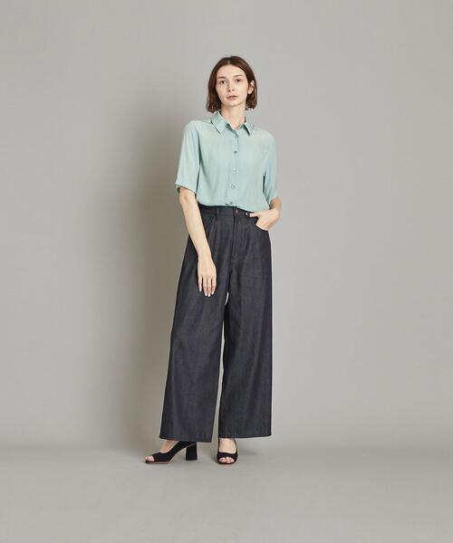 【完売商品】＜Steven Alan＞DENIM WIDE PANTS Steven Alan（スティーブンアラン）の「＜Steven Alan＞DENIM