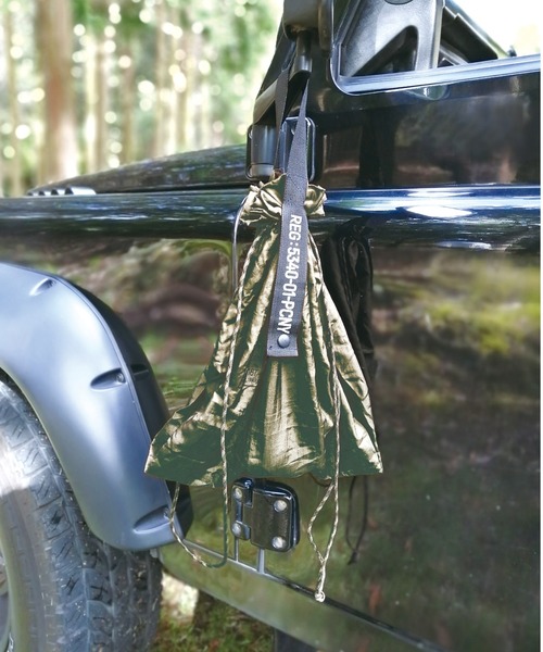 POST GENERAL（ポストジェネラル）の「【POST GENERAL/ポストジェネラル】パッカブル パラシュート ナイロン バッグ/#P/G 008（エコバッグ/サブバッグ・メンズ・オリーブ/ブラウン/ブラック/シルバー/ブルー/ホワイト・FREE/ONE SIZE）」の10枚目の写真