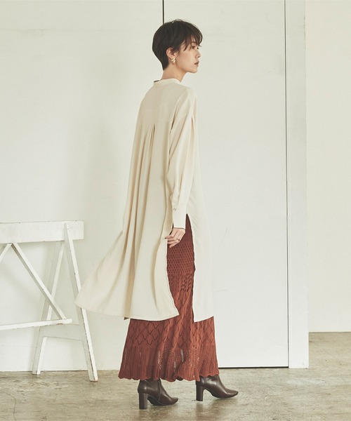 KBF｜シアーロングシャツ | Rakuten Fashion(楽天ファッション
