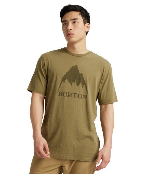 BURTON（バートン）の「オーガニックコットン 半袖 BIG ロゴ Tシャツ（Tシャツ/カットソー・メンズ・ブルー/オリーブ/ブラック/グレー・L/S/M/XS/XL）」の4枚目の写真