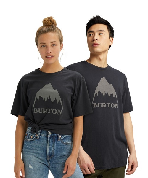 BURTON（バートン）の「オーガニックコットン 半袖 BIG ロゴ Tシャツ（Tシャツ/カットソー・メンズ・ブルー/オリーブ/ブラック/グレー・L/S/M/XS/XL）」の2枚目の写真