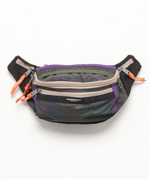Attach バッグ インディスペンサブル のファッション Indispensable Indispensable Bag Aurora ボディバッグ ウエストポーチ Attach ボディバッグ ウエストポーチ Belt