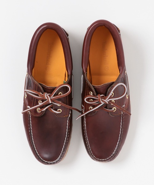 Timberland 3 eyeモカシン バーガンディ26.5cmUK7.5 定番】スリーアイ(3eye) クラシックラグ メンズ ｜【Timberland
