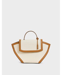 CHARLES & KEITH | ラージトラペーズ トップハンドルバッグ / Large Trapeze Top Handle Bag(ハンドバッグ)