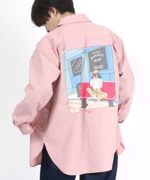 Salong hameu | ストリートイラストオーバーシャツ(シャツ/ブラウス)