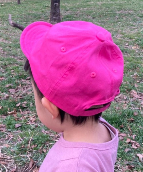 GRIN BUDDY（グリンバディ）の「【GRIN BUDDY/グリンバディ】キッズ ビビッドカラーキャップ/USA Twill Cap（キャップ・キッズ・ブラック/ピンク/オレンジ/グリーン/ブルー系その他・52/54/56）」の6枚目の写真