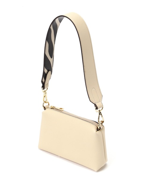 NATURAL BEAUTY BASIC ホワイトミニハンドバッグ NATURAL BEAUTY BASIC（ナチュラルビューティーベーシック）の