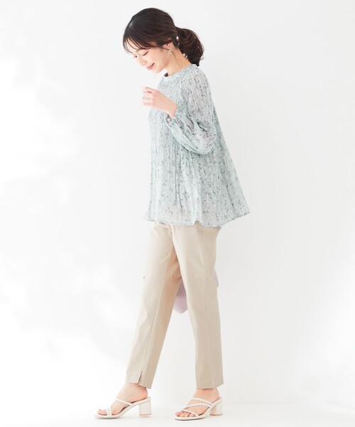 ANY SIS(エニィスィス)の「【L'aube】ミラクルストレッチ テーパードパンツ(その他パンツ・レディース・ブラック系/黄土色系/ベージュ系/ライトグリーン系/ブラウン系・1/2/3)」の6枚目の写真