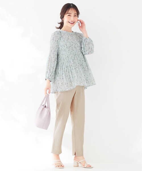 ANY SIS(エニィスィス)の「【L'aube】ミラクルストレッチ テーパードパンツ(その他パンツ・レディース・ブラック系/黄土色系/ベージュ系/ライトグリーン系/ブラウン系・1/2/3)」の7枚目の写真