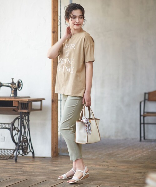 ANY SIS(エニィスィス)の「【L'aube】ミラクルストレッチ テーパードパンツ(その他パンツ・レディース・ブラック系/黄土色系/ベージュ系/ライトグリーン系/ブラウン系・1/2/3)」の11枚目の写真
