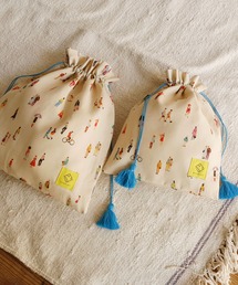 PPPRINT（ピピプリント）の「【PPPRINT】CITY DRAWSTRING POUCH / 巾着ポーチ（ポーチ）」