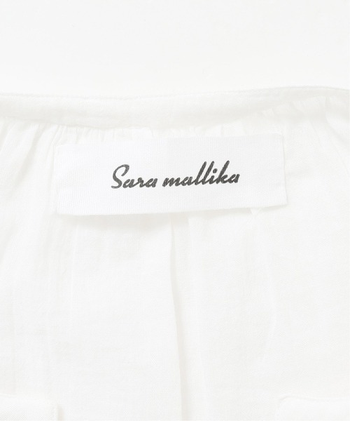 SLOBE IENA（スローブイエナ）の「【SARA MALLIKA】COTTON GAUZE ビックレースブラウス【手洗い可】◆（シャツ/ブラウス・レディース・ブラック/ホワイト・FREE）」の6枚目の写真