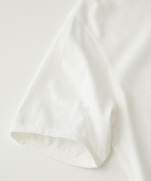 CIRCOLO 1901（チルコロ 1901）の「CIRCOLO  1901/ヘンリーネック（Tシャツ/カットソー・メンズ・ピンク/ブラック/ネイビー・S/M/XS）」の5枚目の写真