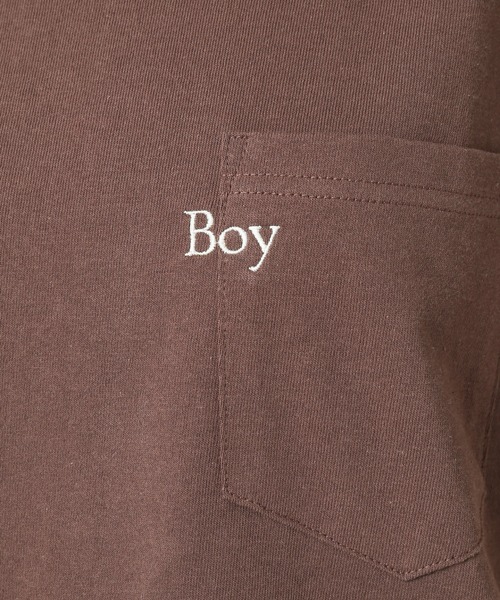 SLOBE citron.（スローブシトロン）の「SLOBE citron. BOY Tシャツ【手洗い可能】◆（Tシャツ/カットソー・レディース・ブラウン/ナチュラル/イエロー・FREE）」の6枚目の写真