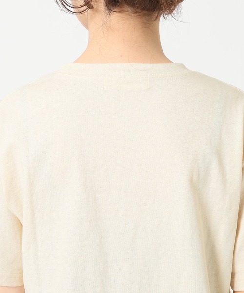 SLOBE citron.（スローブシトロン）の「SLOBE citron. BOY Tシャツ【手洗い可能】◆（Tシャツ/カットソー・レディース・ブラウン/ナチュラル/イエロー・FREE）」の16枚目の写真