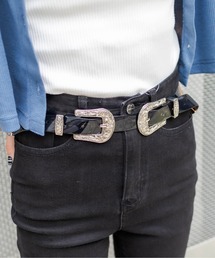 RASVOA | ダブルバックルPVCベルト(ベルト)