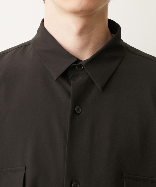 JUNRED（ジュンレッド）の「エアドライモンスタービッグシャツ（シャツ/ブラウス・メンズ・ライトグレー/チャコールグレー/ブラック/ブラウン・S/L/M）」の10枚目の写真