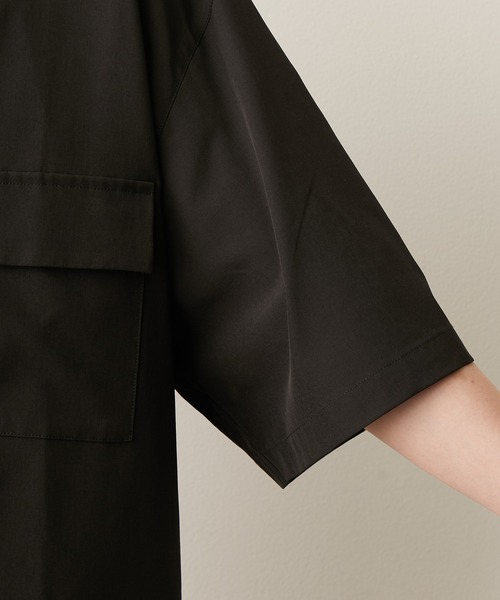 JUNRED（ジュンレッド）の「エアドライモンスタービッグシャツ（シャツ/ブラウス・メンズ・ライトグレー/チャコールグレー/ブラック/ブラウン・S/L/M）」の16枚目の写真