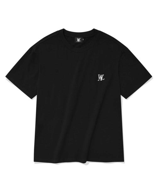 WOOALONG(ウアロン)の「『WOOALONG/ウアロン』Signature embroidery short sleeved T-shirt/ブランドロゴデザイン 半袖Tシャツ(Tシャツ/カットソー・メンズ・ホワイト/ネイビー/カーキ/ブラック・M/S/L)」の3枚目の写真