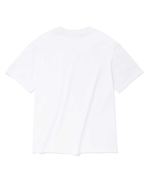 WOOALONG(ウアロン)の「『WOOALONG/ウアロン』Signature embroidery short sleeved T-shirt/ブランドロゴデザイン 半袖Tシャツ(Tシャツ/カットソー・メンズ・ホワイト/ネイビー/カーキ/ブラック・M/S/L)」の5枚目の写真