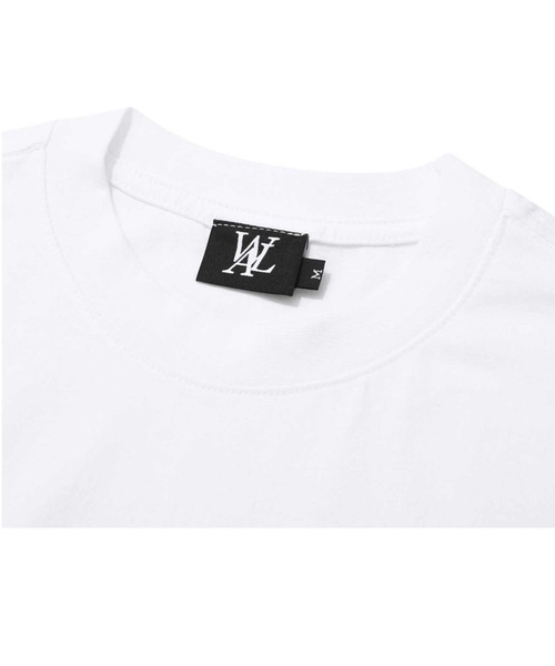 WOOALONG(ウアロン)の「『WOOALONG/ウアロン』Signature embroidery short sleeved T-shirt/ブランドロゴデザイン 半袖Tシャツ(Tシャツ/カットソー・メンズ・ホワイト/ネイビー/カーキ/ブラック・M/S/L)」の6枚目の写真