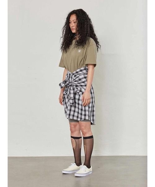 WOOALONG(ウアロン)の「『WOOALONG/ウアロン』Signature embroidery short sleeved T-shirt/ブランドロゴデザイン 半袖Tシャツ(Tシャツ/カットソー・メンズ・ホワイト/ネイビー/カーキ/ブラック・M/S/L)」の16枚目の写真