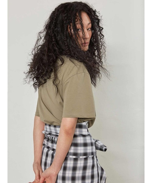 WOOALONG(ウアロン)の「『WOOALONG/ウアロン』Signature embroidery short sleeved T-shirt/ブランドロゴデザイン 半袖Tシャツ(Tシャツ/カットソー・メンズ・ホワイト/ネイビー/カーキ/ブラック・M/S/L)」の18枚目の写真