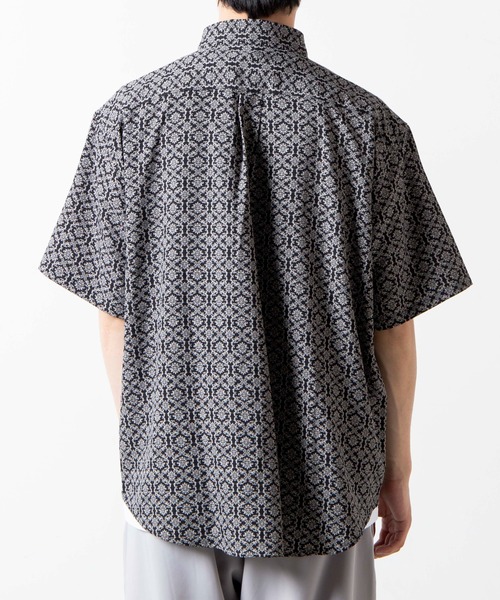 WEGO（ウィゴー）の「WEGO/ダークダマスクビッグシルエットシャツ（シャツ/ブラウス・メンズ・その他1/その他2・MEDIUM/LARGE）」の7枚目の写真