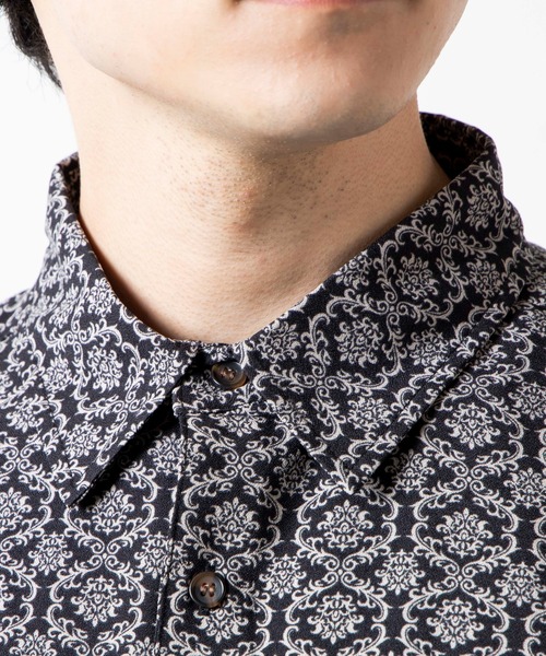 WEGO（ウィゴー）の「WEGO/ダークダマスクビッグシルエットシャツ（シャツ/ブラウス・メンズ・その他1/その他2・MEDIUM/LARGE）」の13枚目の写真