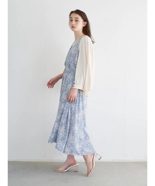 YECCA VECCA（イェッカヴェッカ）の「Vネックカーディガン＊（カーディガン/ボレロ・レディース・ブラック/ベージュ/グリーン/アイボリー・FREE）」の19枚目の写真