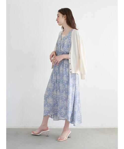 YECCA VECCA（イェッカヴェッカ）の「Vネックカーディガン＊（カーディガン/ボレロ・レディース・ブラック/ベージュ/グリーン/アイボリー・FREE）」の20枚目の写真