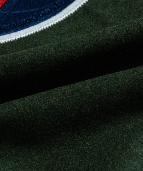 JOHN'S CLOSET（ジョンズクローゼット）の「【12】〔VISION STREET WEAR/ビジョン ストリート ウェア〕メルトンPUスタジャン（スタジャン・メンズ・ブラック/ネイビー/グリーン・MEDIUM/LARGE）」の10枚目の写真