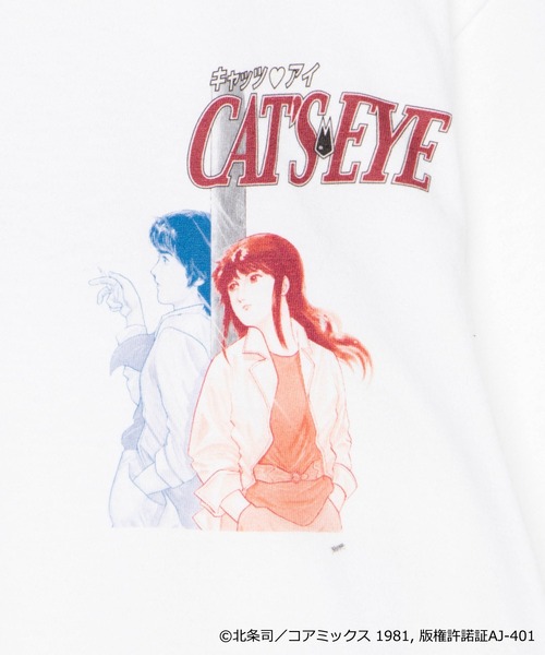 WEGO（ウィゴー）の「∴WEGO/【キャッツ・アイコラボ】バックロゴTEE（Tシャツ/カットソー・メンズ・パープル/ホワイト・MEDIUM/LARGE/X-LARGE）」の14枚目の写真
