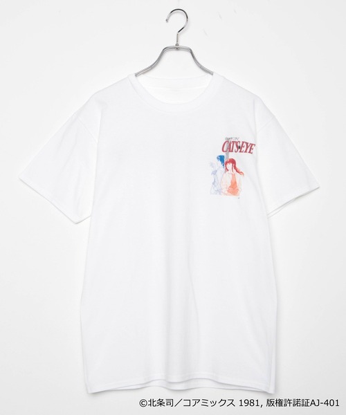 WEGO（ウィゴー）の「∴WEGO/【キャッツ・アイコラボ】バックロゴTEE（Tシャツ/カットソー・メンズ・パープル/ホワイト・MEDIUM/LARGE/X-LARGE）」の21枚目の写真