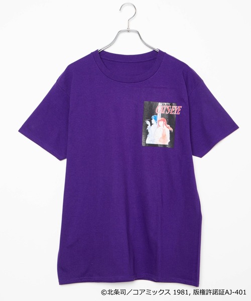 WEGO（ウィゴー）の「∴WEGO/【キャッツ・アイコラボ】バックロゴTEE（Tシャツ/カットソー・メンズ・パープル/ホワイト・MEDIUM/LARGE/X-LARGE）」の22枚目の写真