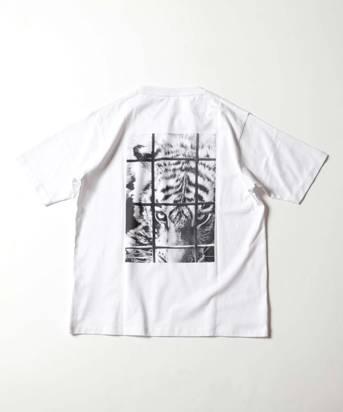 MEN'S BIGI（メンズビギ）の「[コラボアイテム]LIFE×MEN'S BIGI 【トラ】フォトTシャツ（Tシャツ/カットソー・メンズ・ホワイト・02/03）」の3枚目の写真