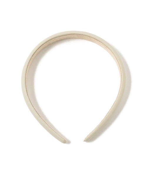 BEAMS LIGHTS（ビームスライツ）の「BEAMS LIGHTS / スリム レザー カチューシャ（カチューシャ・レディース・ブラック/オフホワイト/ブラウン系その他3・ONE SIZE）」の2枚目の写真